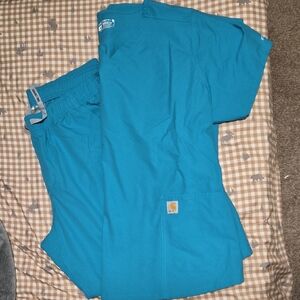 Carhartt Teal Scrub Set